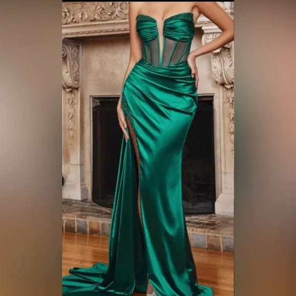 Dresses | La Divine Cinderella Cd269 Prom Dressemerald | Poshmark